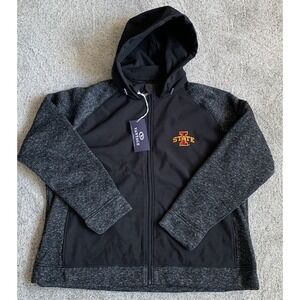 Iowa State Cyclones Women's 3XL NWT Soho Jacket Coat Stretch Black Ames football